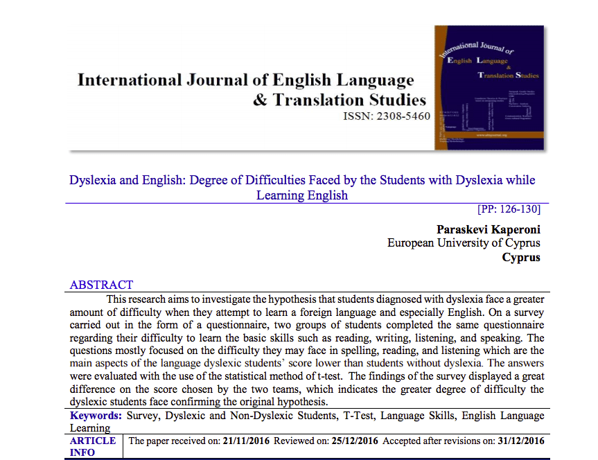 Das Erlernen von Englisch als&nbsp;Fremdsprache
