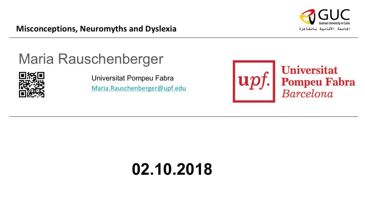 Vortrag an der GUC, in&nbsp;Kairo